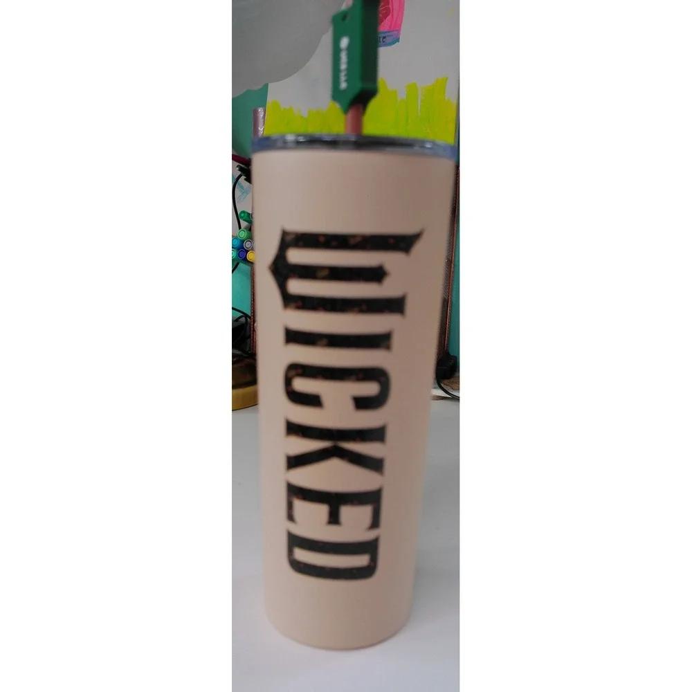 Universal Wicked Movie Glinda Elphaba Tumbler Straw Topper Official 2025 NWT